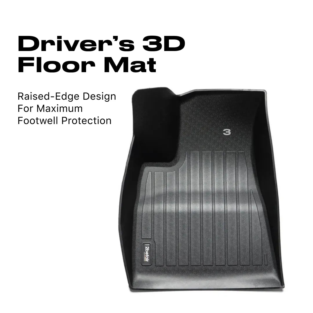 2befair Floor Mats — Model Y