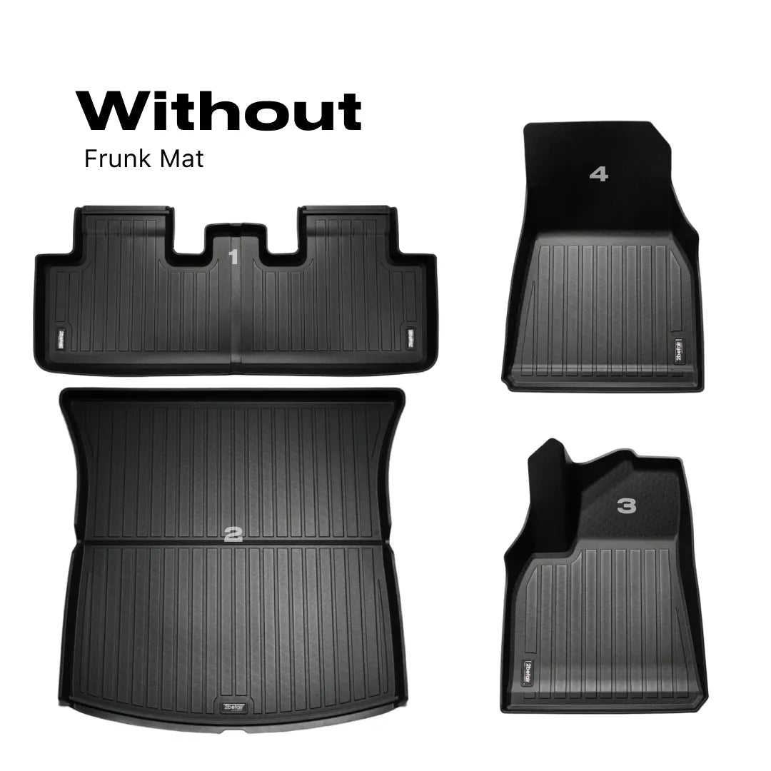2befair Floor Mats — Model Y