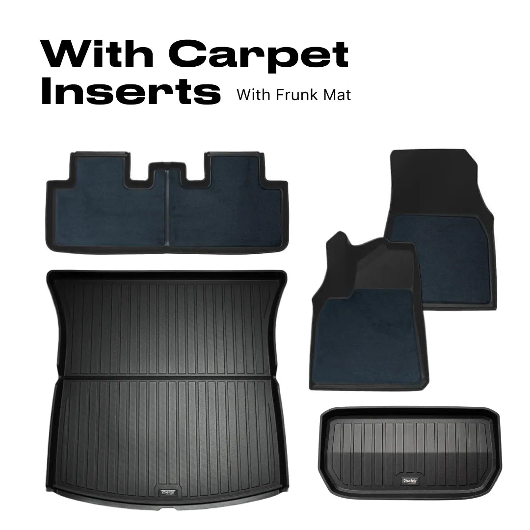 2befair Floor Mats — Model Y