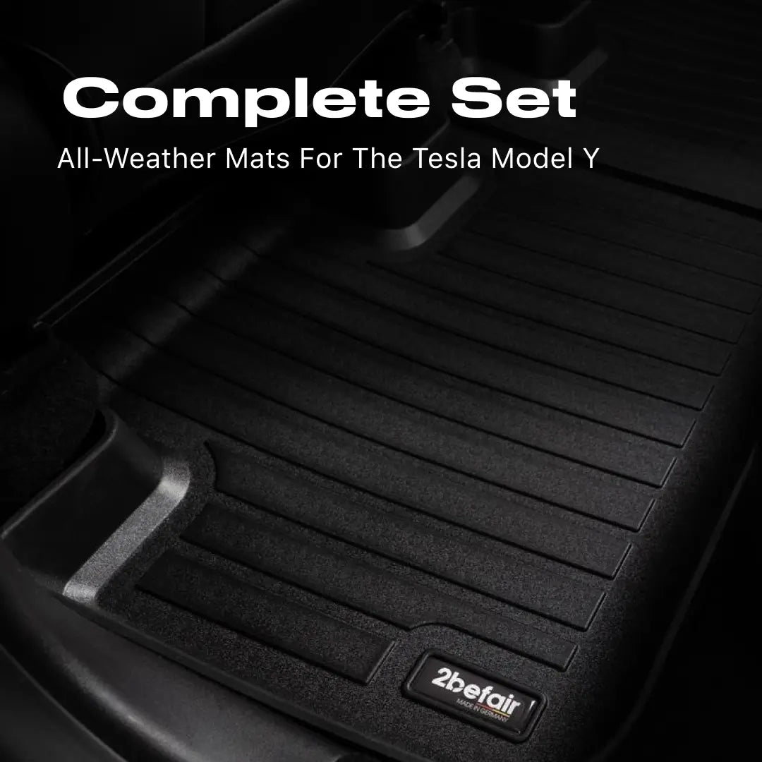 2befair Floor Mats — Model Y