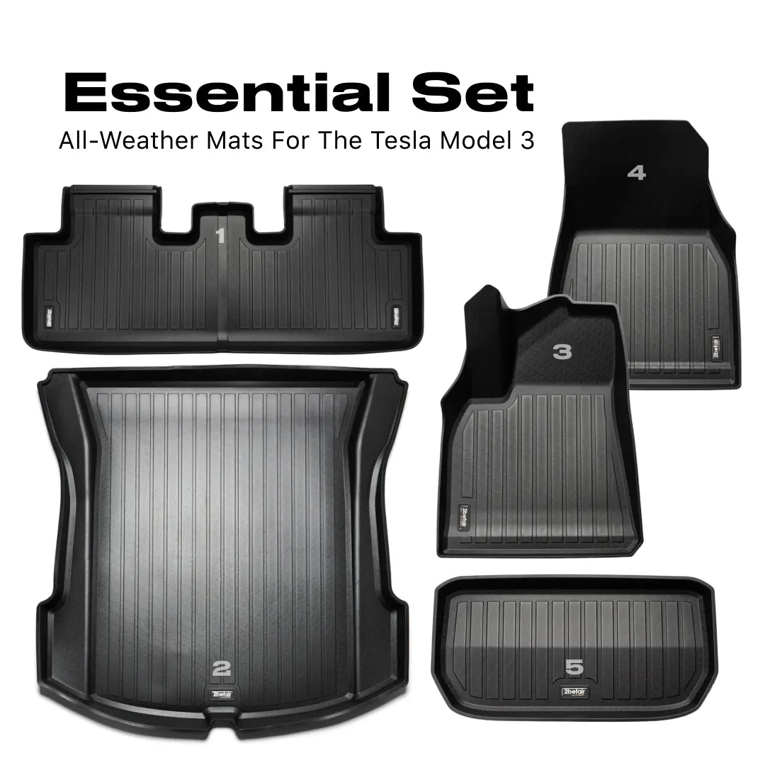 2befair Floor Mats — Model 3