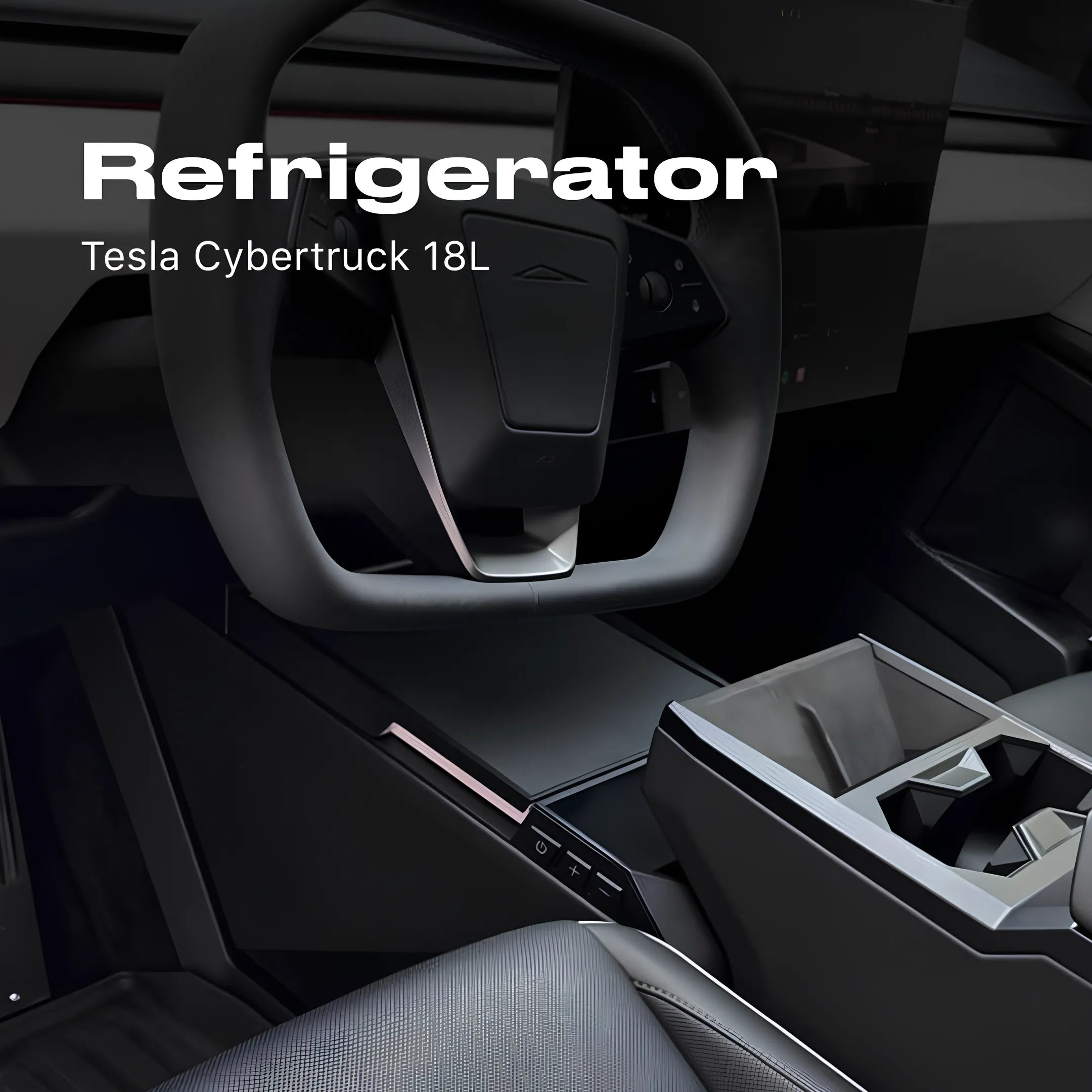 Tesla Cybertruck Console Refrigerator