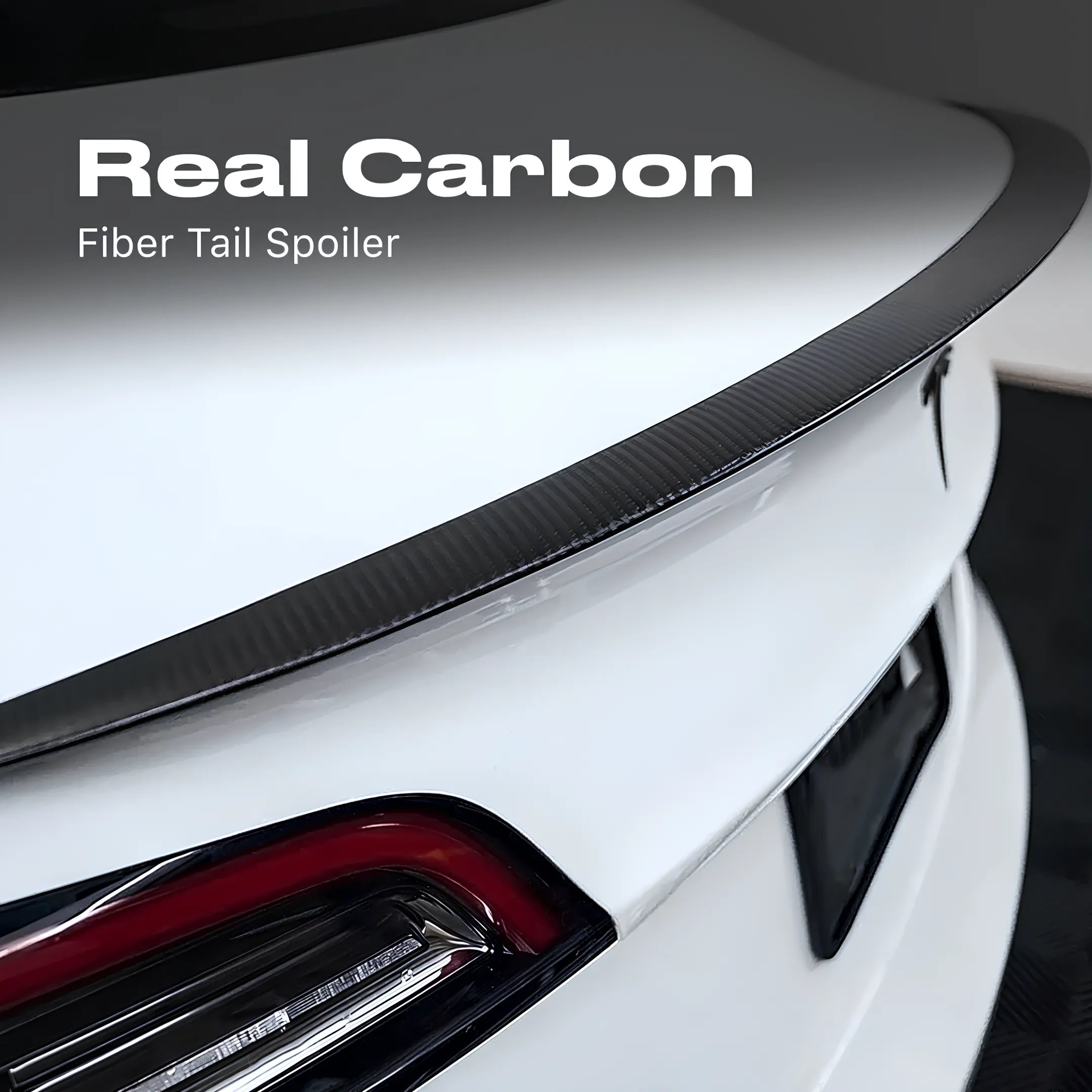 Real Carbon Fiber Tail Spoiler