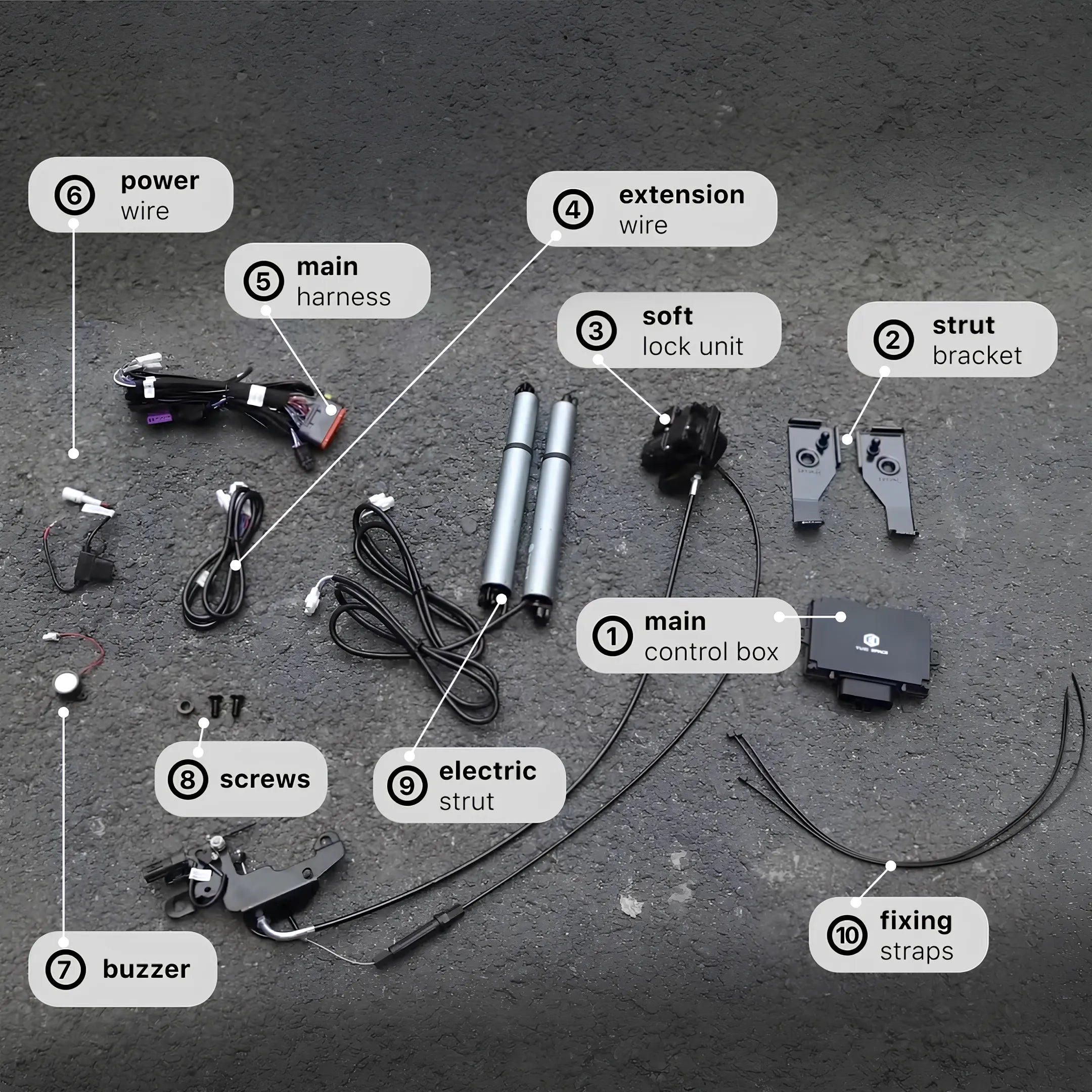 Electric Power Frunk Kit