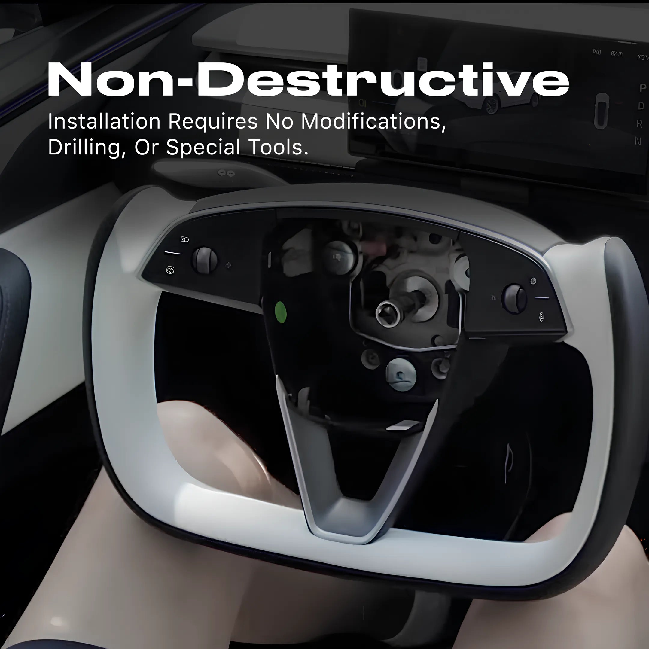 Juniper Yoke Steering Wheel Alcantara