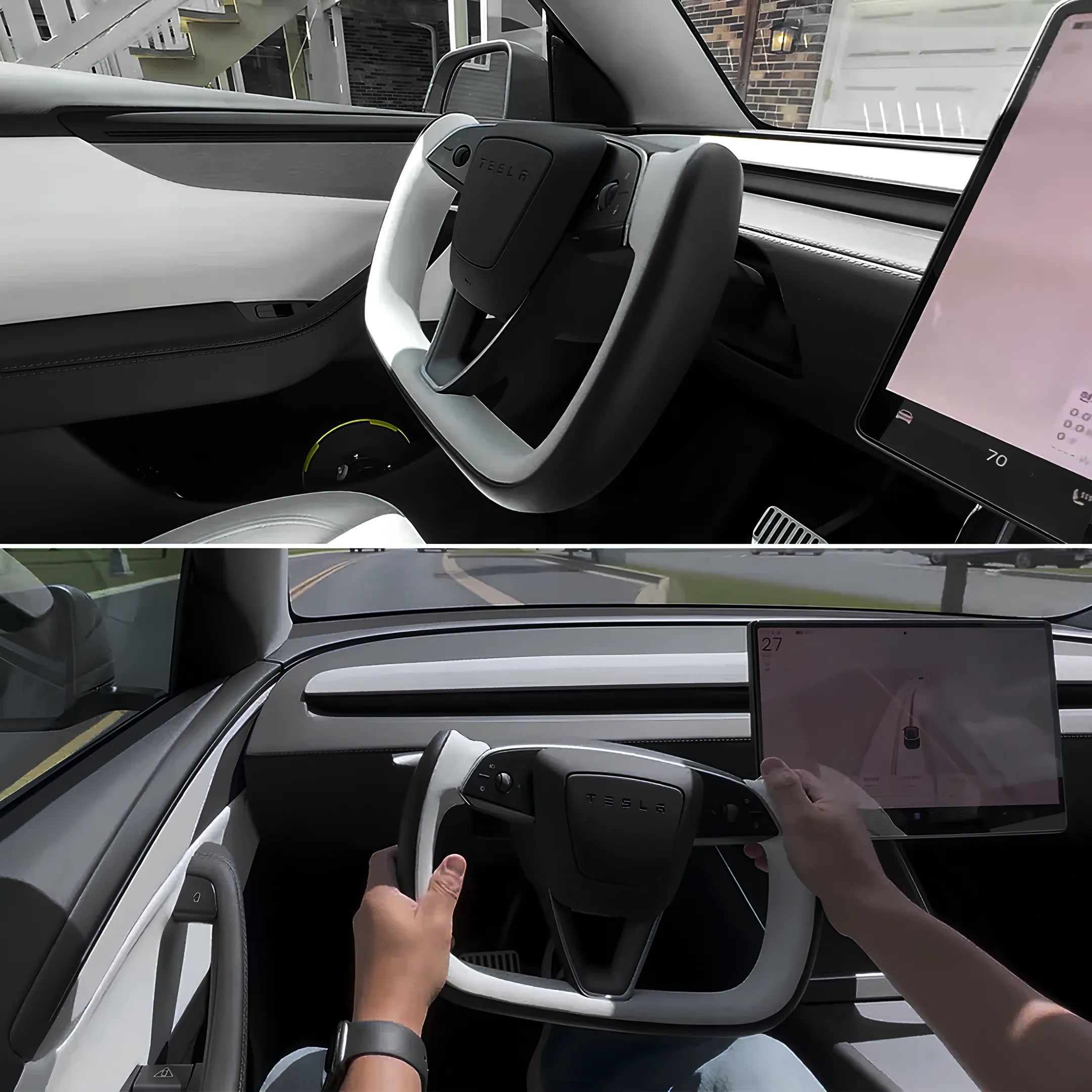 Juniper Yoke Steering Wheel Alcantara