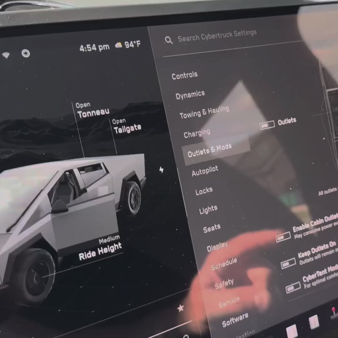 Tesla Cybertruck Console Refrigerator